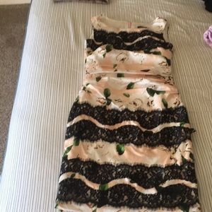 Satin lace dolce & gabbana dress